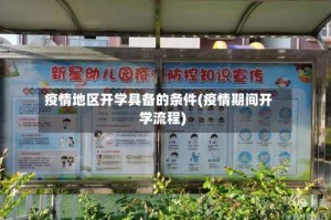 疫情地区开学具备的条件(疫情期间开学流程)