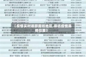 【疫情实时追踪廊坊地区,廊坊疫情具体位置】