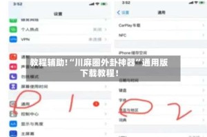 教程辅助!“川麻圈外卦神器”通用版下载教程！
