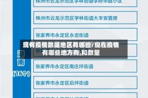 现有疫情数据地区有哪些/现在疫情有哪些地方有,和数量