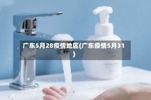 广东5月28疫情地区(广东疫情5月31)