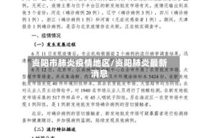 资阳市肺炎疫情地区/资阳肺炎最新消息