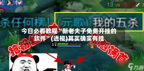 今日必看教程“新老夫子免费开挂的软件	”(透视)其实确实有挂-第1张图片