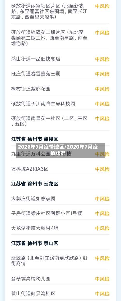2020年7月疫情地区/2020年7月疫情状况-第2张图片