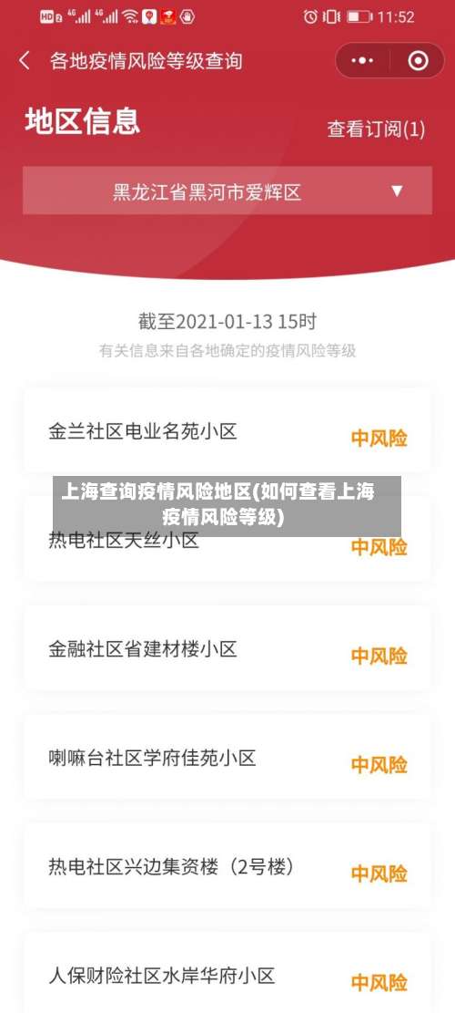 上海查询疫情风险地区(如何查看上海疫情风险等级)-第1张图片