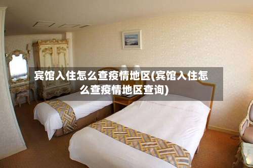 宾馆入住怎么查疫情地区(宾馆入住怎么查疫情地区查询)-第2张图片