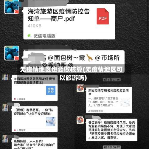 无疫情地区也要做核算(无疫情地区可以旅游吗)-第2张图片