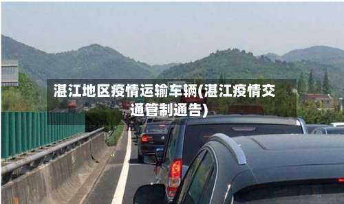 湛江地区疫情运输车辆(湛江疫情交通管制通告)-第1张图片