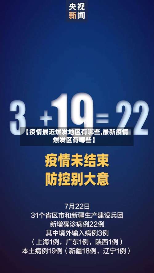 【疫情最近爆发地区有哪些,最新疫情爆发区有哪些】-第1张图片