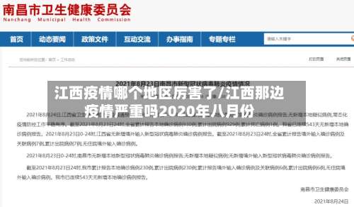 江西疫情哪个地区厉害了/江西那边疫情严重吗2020年八月份-第3张图片