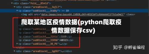 爬取某地区疫情数据(python爬取疫情数据保存csv)-第3张图片