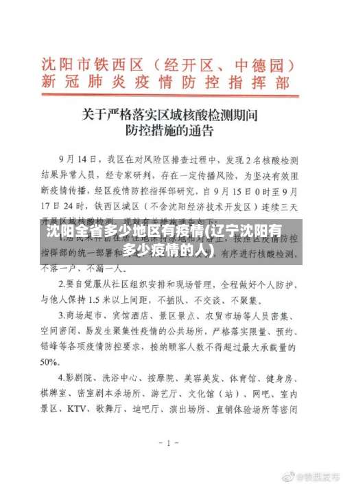 沈阳全省多少地区有疫情(辽宁沈阳有多少疫情的人)-第3张图片