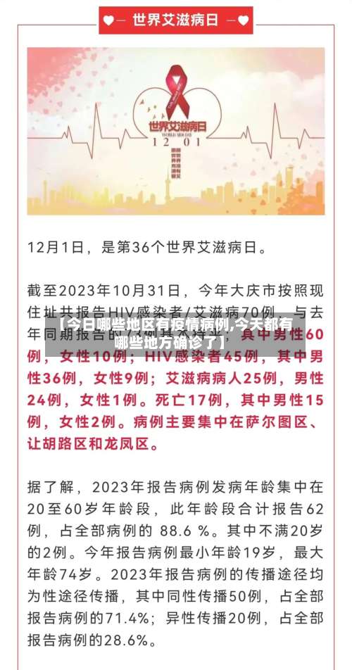 【今日哪些地区有疫情病例,今天都有哪些地方确诊了】-第1张图片