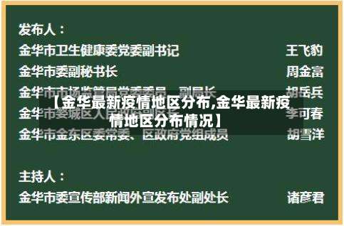 【金华最新疫情地区分布,金华最新疫情地区分布情况】-第1张图片